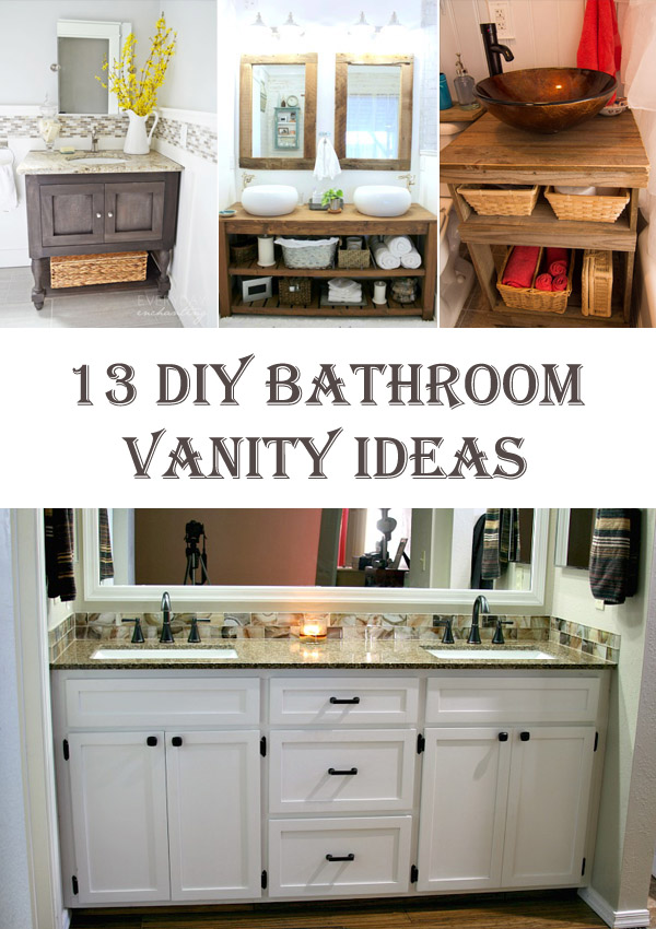 13 Gorgeous DIY Bathroom Vanity Ideas