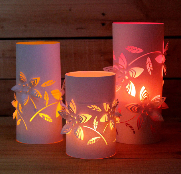 DIY Dimensional Paper Lanterns