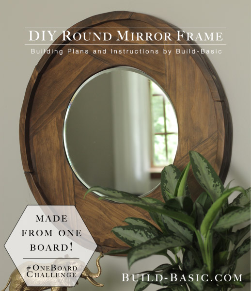 DIY Round Mirror Frame