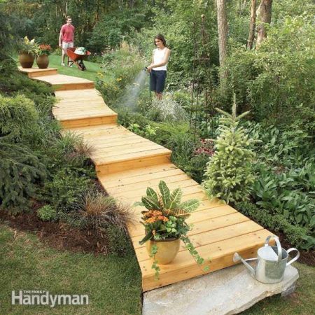 DIY Wooden Boardwalk