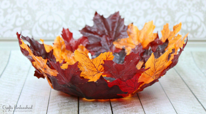 DIY Decorative Leaf Bowl